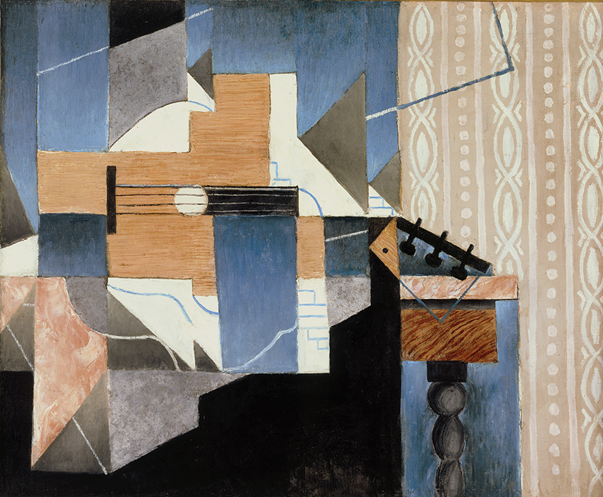 La guitare sur la table ; Gris, Juan, 1913 ©ColecciónTelefónica