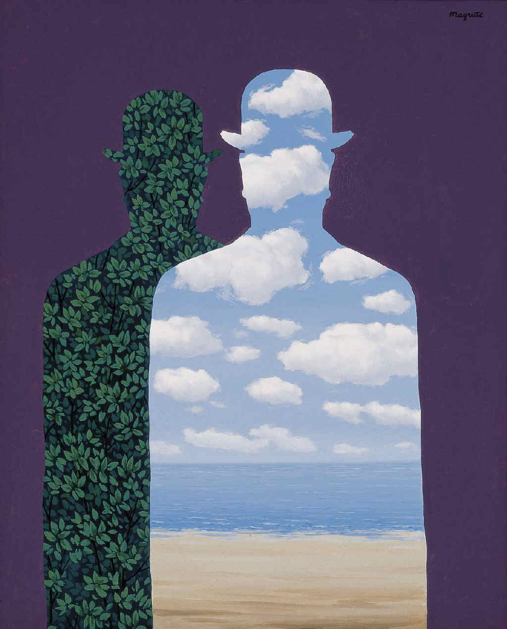 “La Belle Société “, René Magritte© René Magritte, VEGAP, Madrid, 2019.