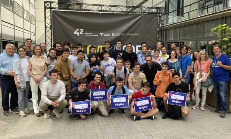 The 42 Barcelona Fundación Telefónica campus hosts The Cod¡Go! Cup, the programming tournament sponsored by the Princess of Girona Foundation