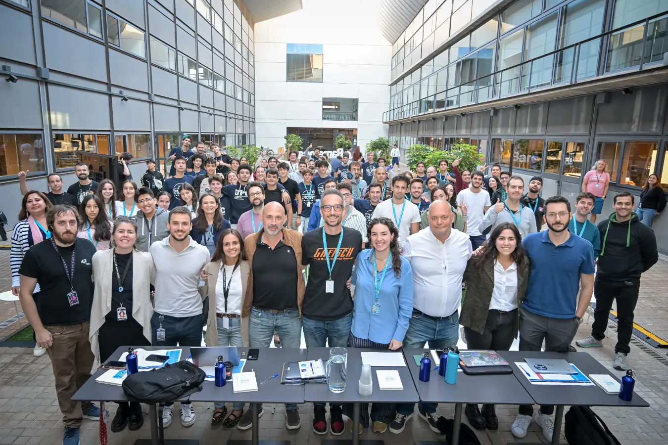 A moment of the NASA hackaton at 42, by Telefónica Foundation