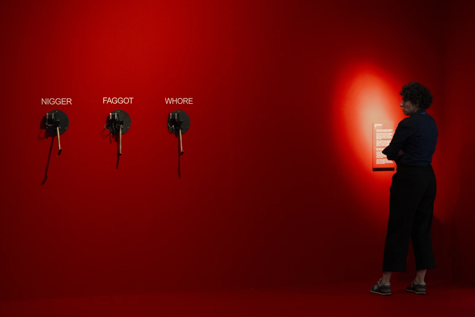 Online Hate Speech An image of the exhibition Today Is a Good Day to Discuss Digital Rights