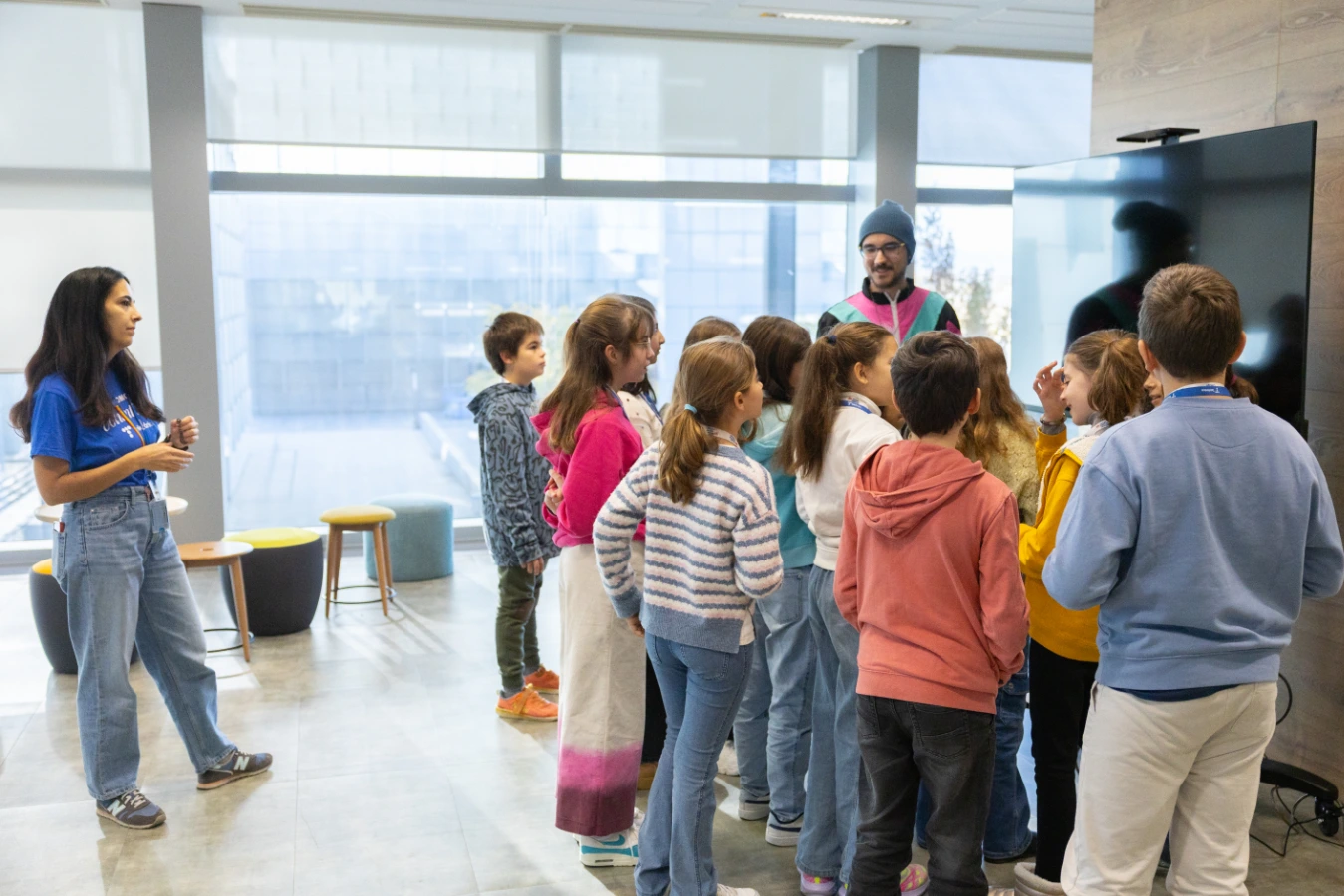 A moment from the 'They speak code' event on November 22