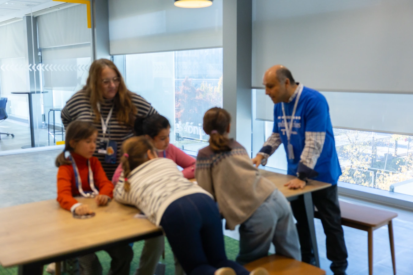 A moment from the 'They speak code' event on November 22