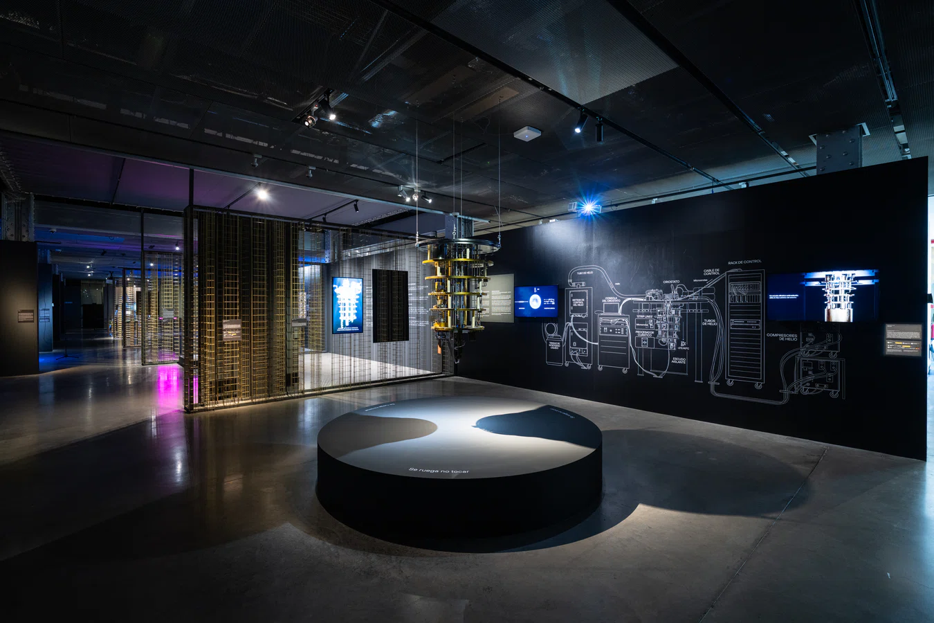 Image showing one of the works featured in the exhibition ‘The Quantum Revolution’ at Espacio Fundación Telefónica