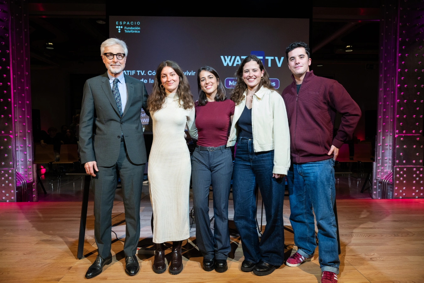 Enrique Goñi participates in WATIFTV. Image from a moment during the interview.