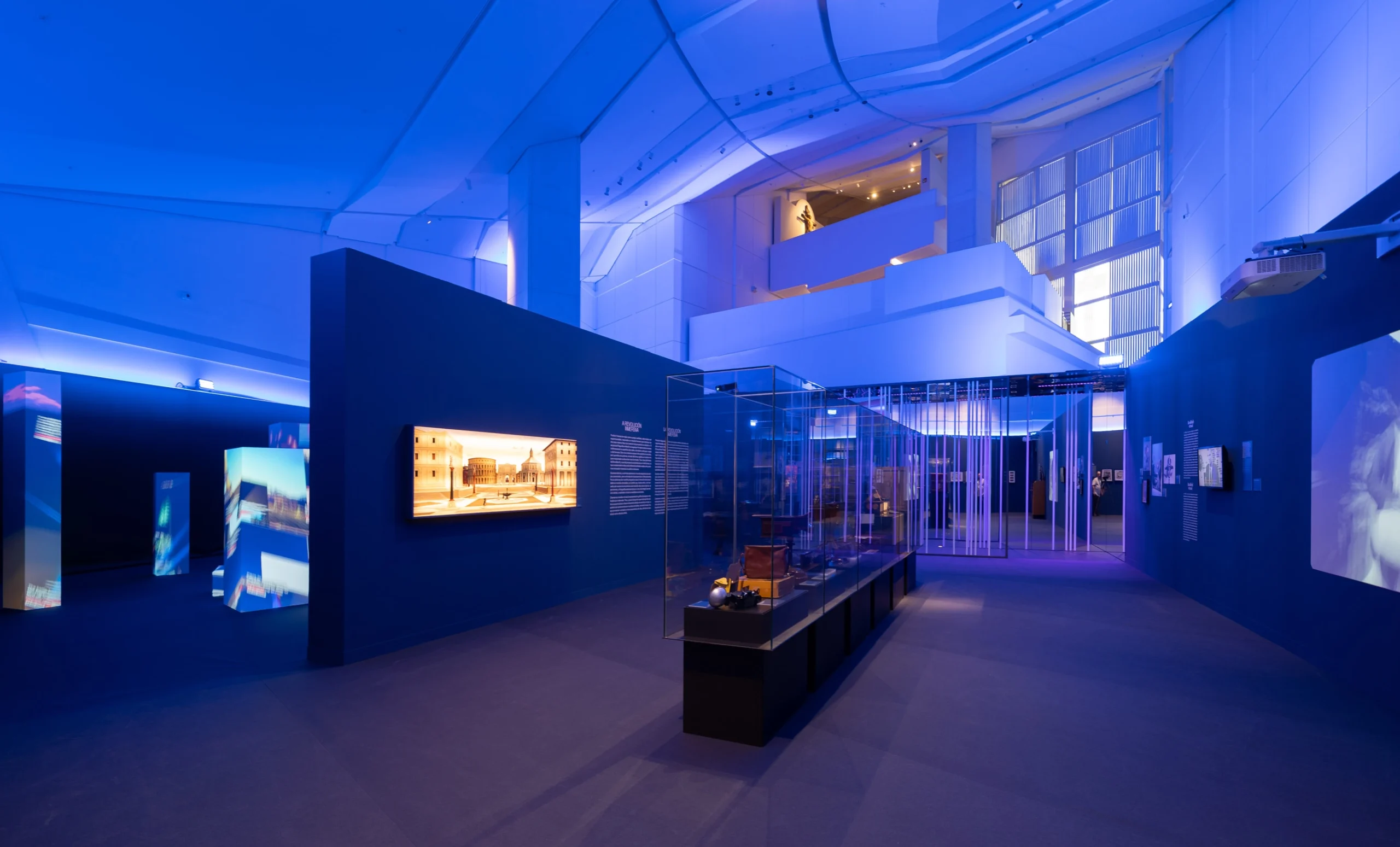 Exhibition view from the traveling exhibition 'Expanded World: Between the Physical and the Virtual'