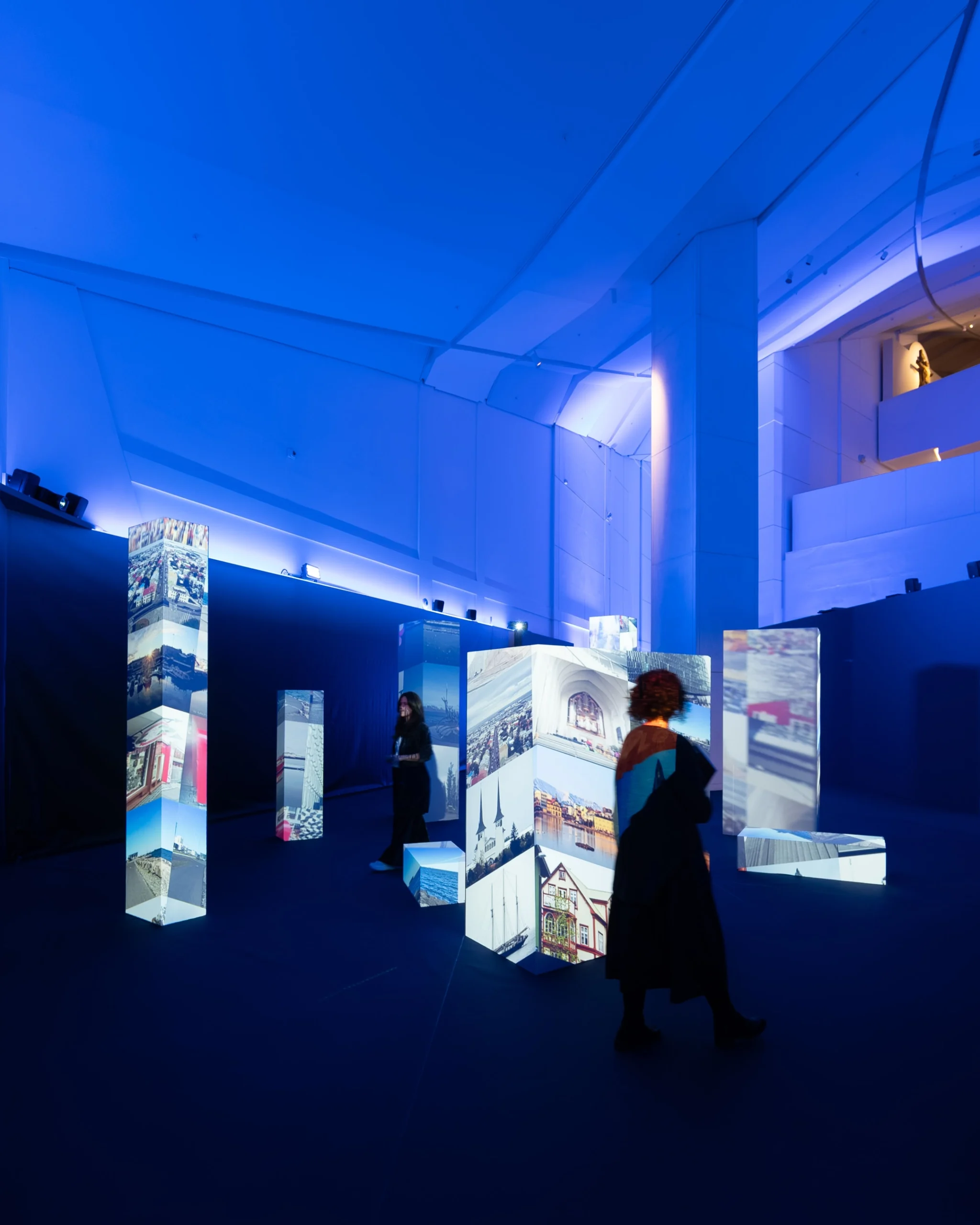 Exhibition view from the traveling exhibition 'Expanded World: Between the Physical and the Virtual'